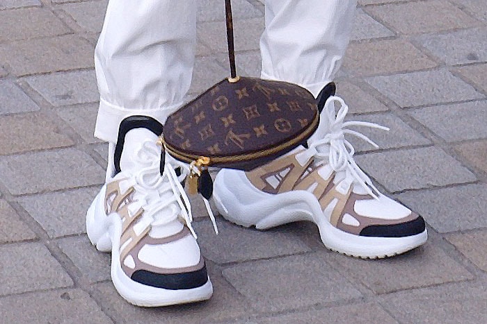 Jaden Smith Wears Louis Vuitton Sneakers and Skateable Luggage