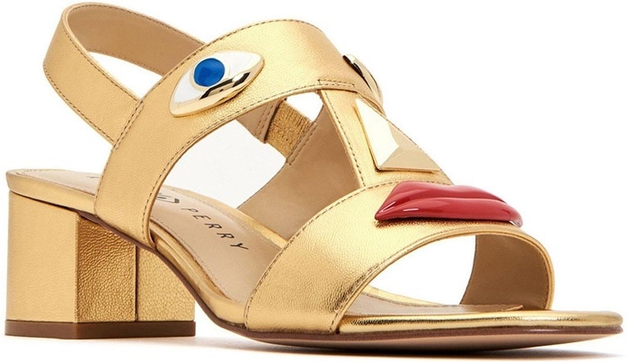 Katy Perry Ora Face Block-Heel Sandals