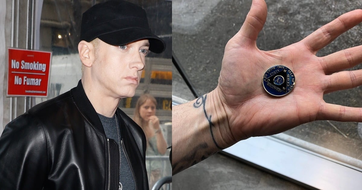 Eminem Celebrates 11 Years of Sobriety With Roman AA Coin