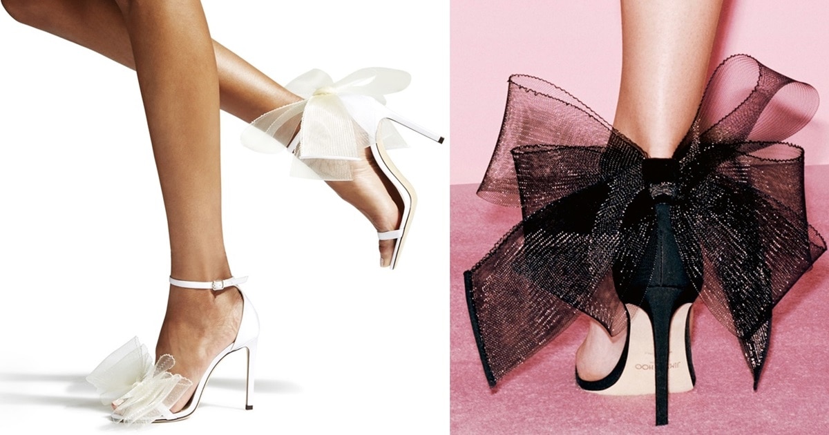 jimmy choo heels with bow