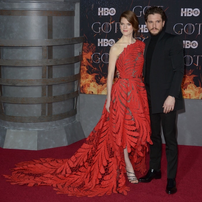 Rose Leslie's Wildling Feet in Milano Diamond Shoes at Game Of Thrones