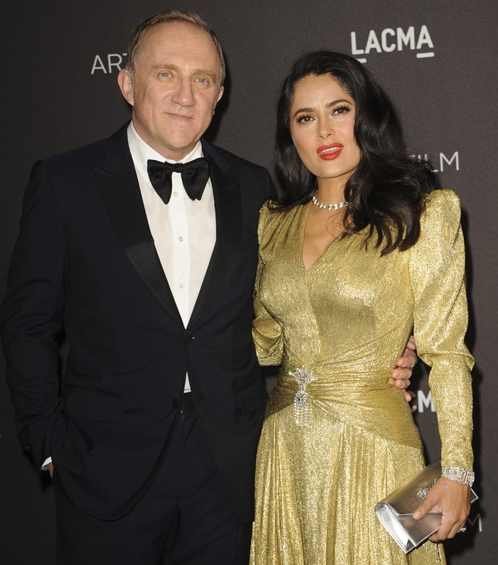 Salma Hayek‘s husband Francois-Henri Pinault and his father Francois have pledged over $113 million to help reconstruct Notre Dame