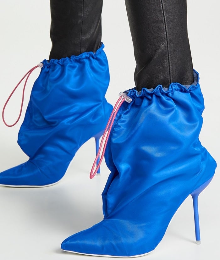 Blue Garbage Boots by Unravel Project