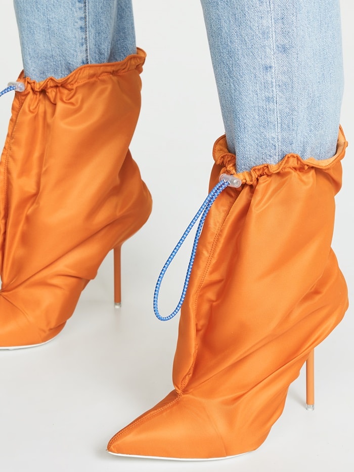 Orange Laundry Bag Shoes by Unravel Project