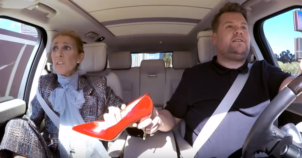 Celine Dion Gives Away Her Shoes In Carpool Karaoke