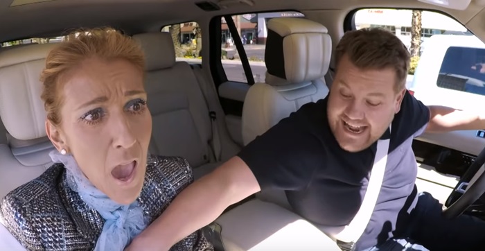 Celine Dion was not happy about donating her shoes to random strangers while filming Carpool Karaoke
