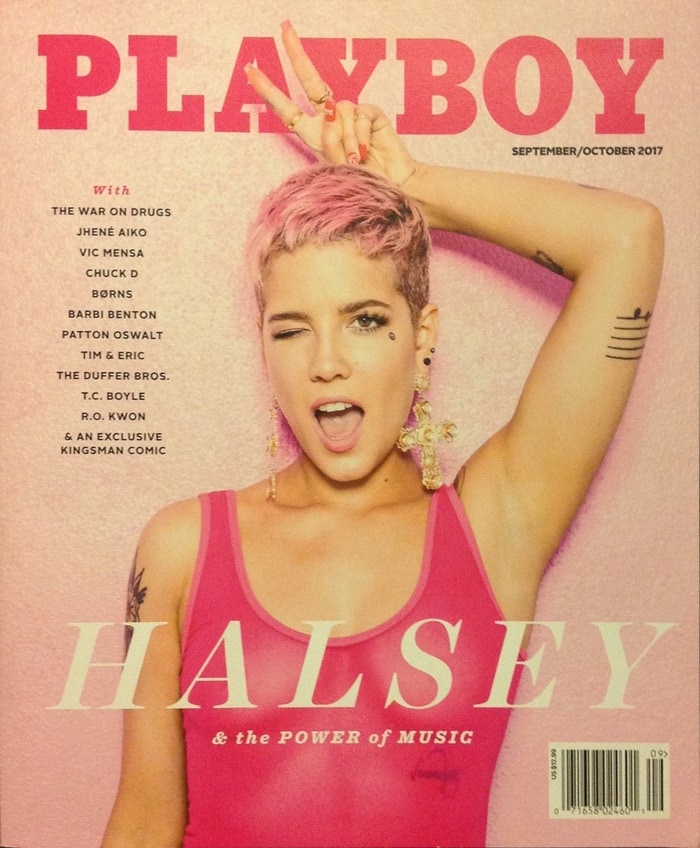 Playboy Magazine (September/October, 2017) Halsey Cover