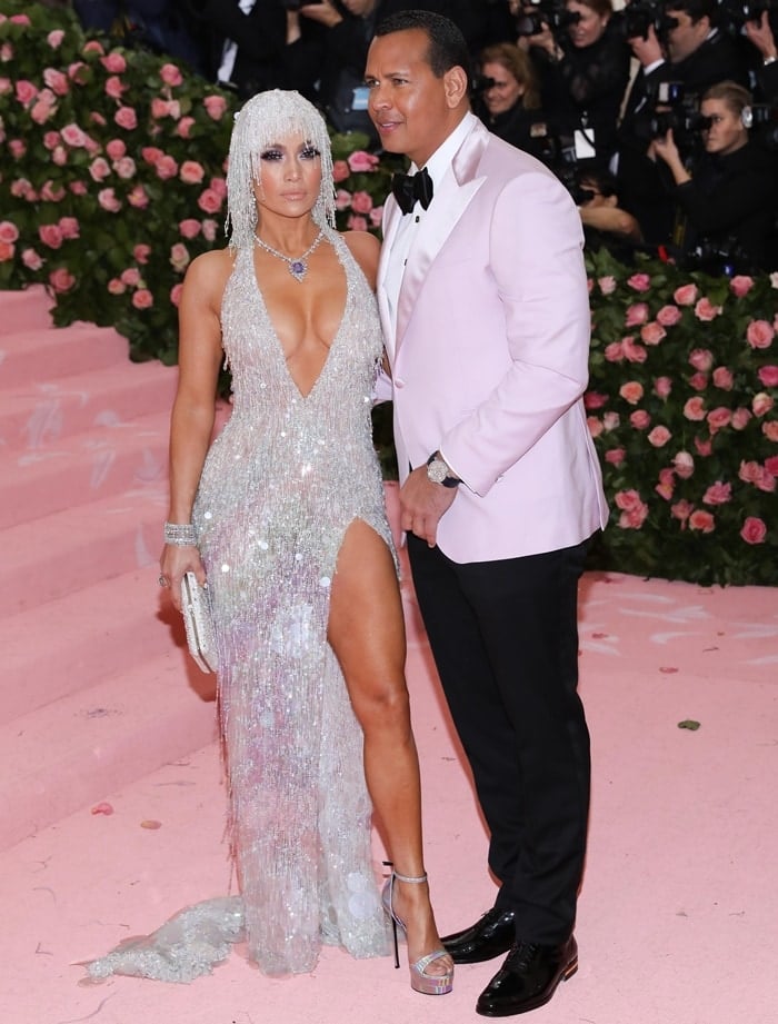 Jennifer Lopez was accompanied by her fiance Alex Rodriguez at the 2019 Met Gala