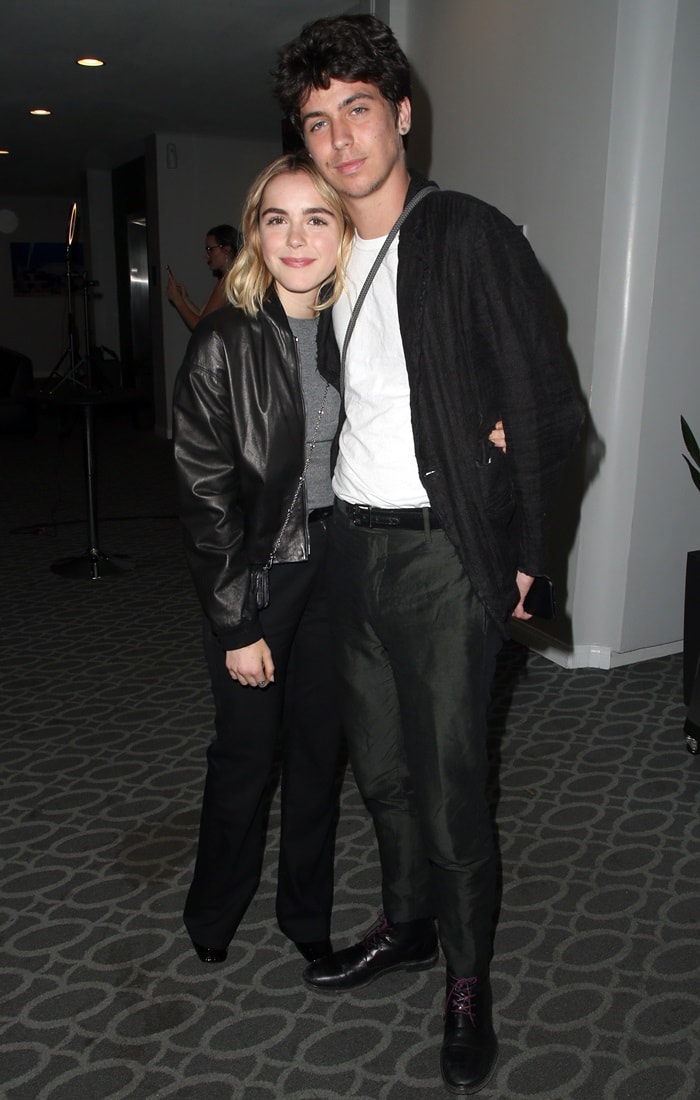 Kiernan Shipka and her boyfriend Charlie Oldman