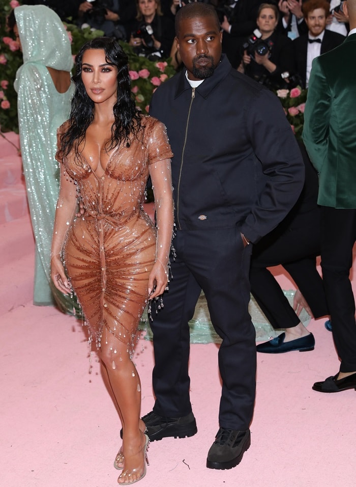 Kim Kardashian and Kanye West at the 2019 Met Gala