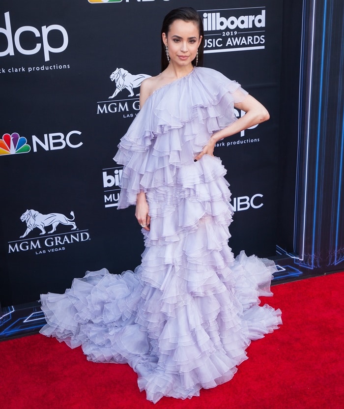 Sofia Carson swam in ruffles at the 2019 Billboard Music Awards