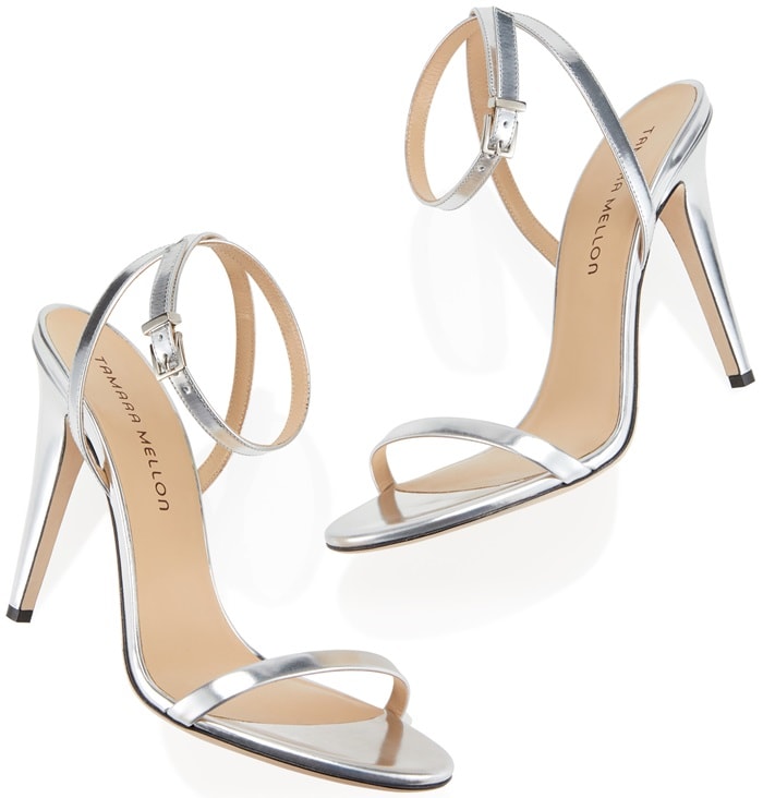 Argento Specchio Reveal Metallic Sandals