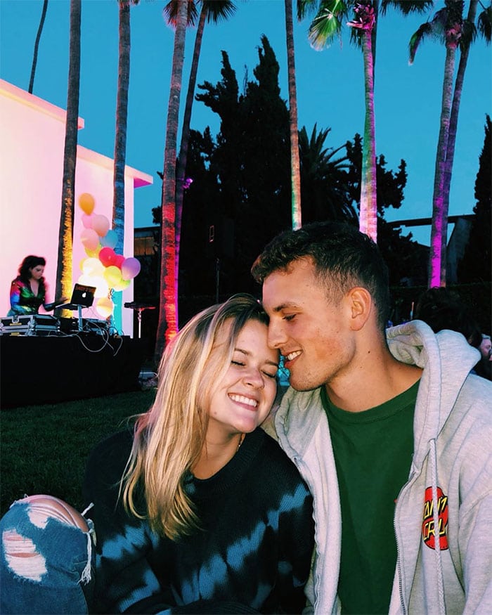 Ava Phillippe's Instagram picture of her with her boyfriend, Owen Mahoney, at Cinespia Hollywood Forever Cemetery was posted on June 10, 2019