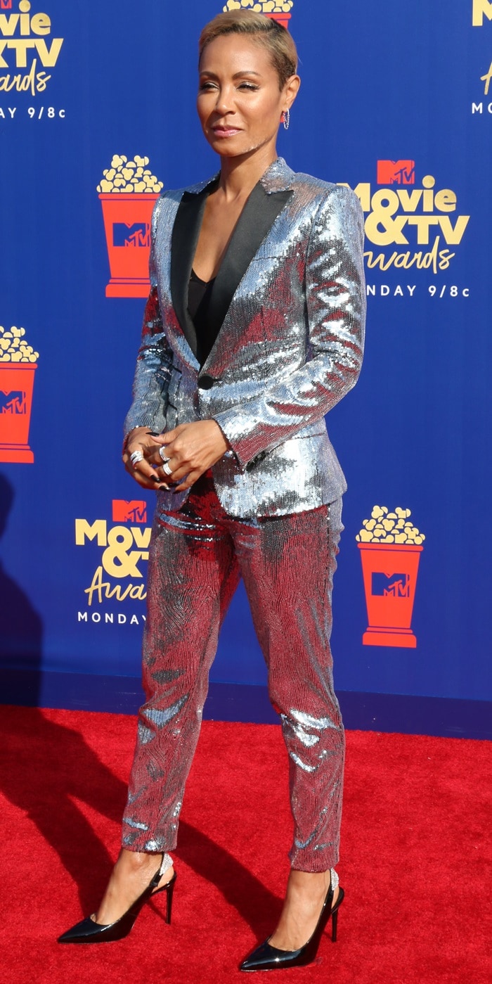 Jada Pinkett Smith was honored with the Trailblazer Award at the 2019 MTV Movie & TV Awards