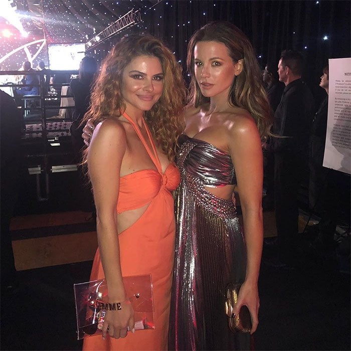 Kate Beckinsale's Instagram pic of her with Maria Menounos at the 2019 NBA Awards