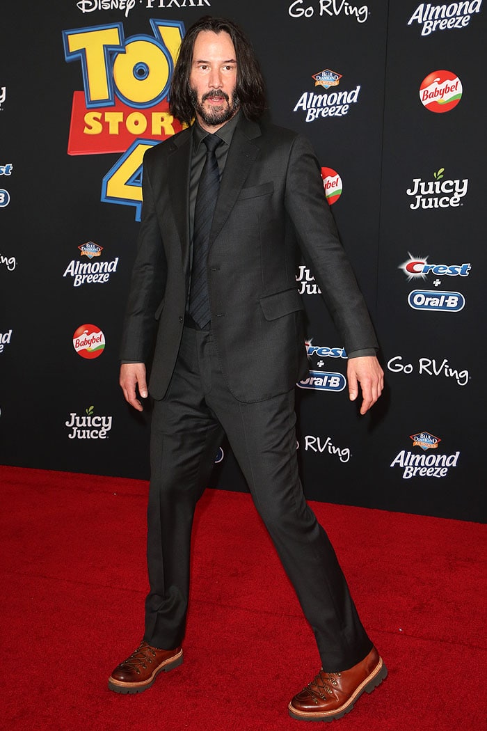 Keanu Reeves at the Toy Story 4 premiere