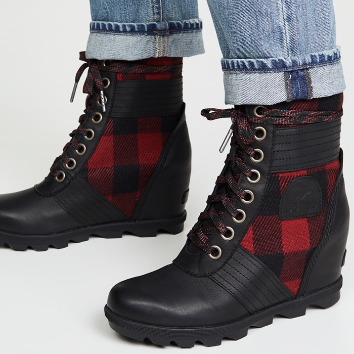 The style of these Sorel boots is only matched by the pair's sheer functionality in wintry weather and icy conditions