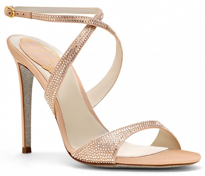 Rene Caovilla Krisabrita Strass 100 mm Sandals