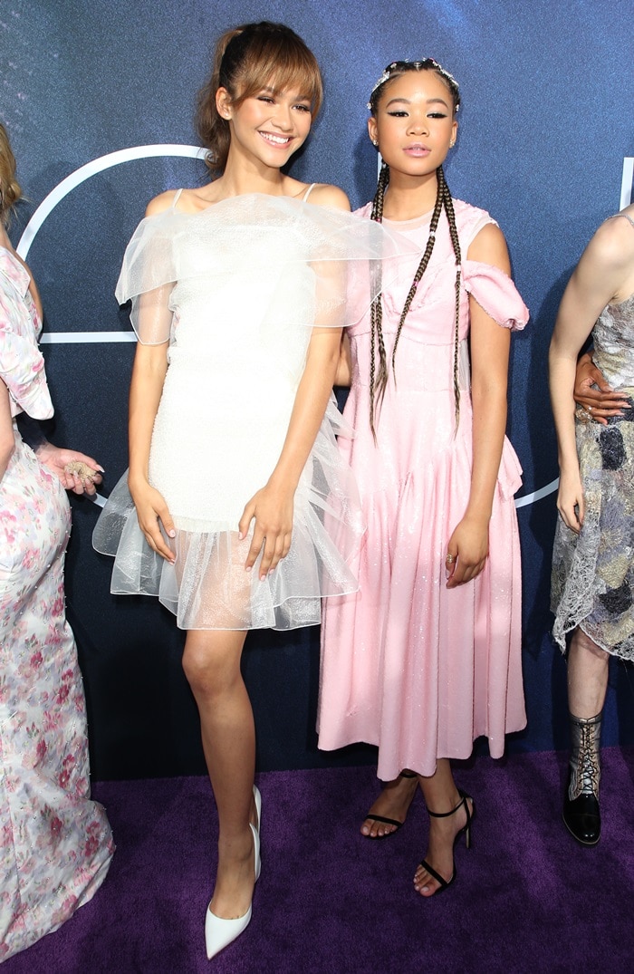 Zendaya was joined by her 15-year-old co-star Storm Reid