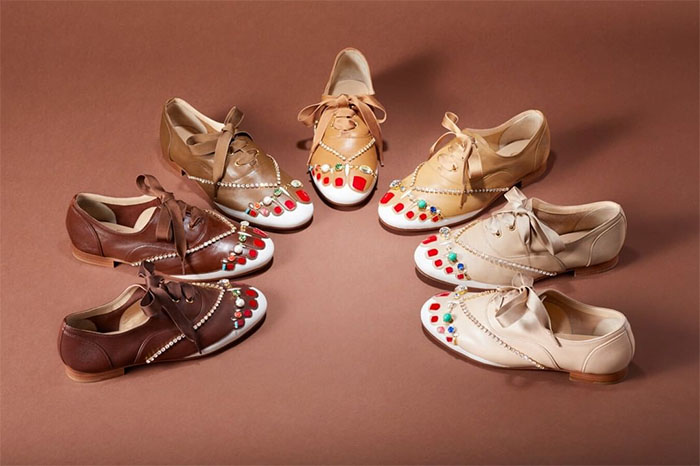 The 'Hipipipp' described by Christian Louboutin as "business on the bottom, party on top!"