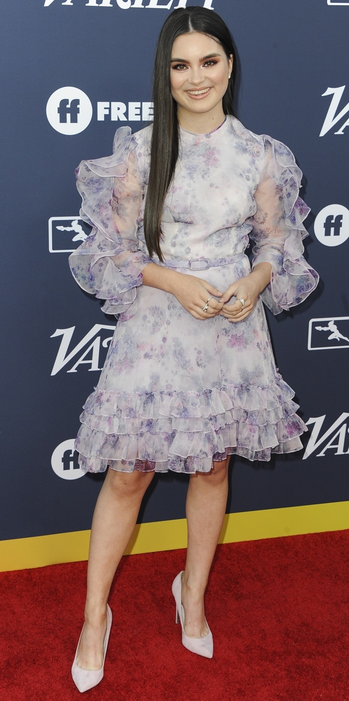 Landry Bender flaunts her legs at Variety's Power Of Young Hollywood