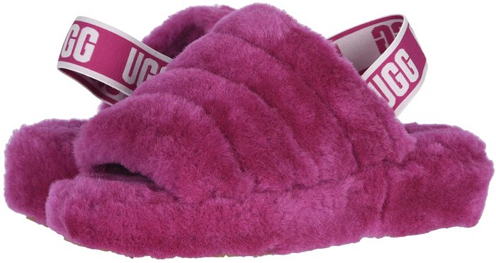 Fuchsia Fluff Yeah Slippers