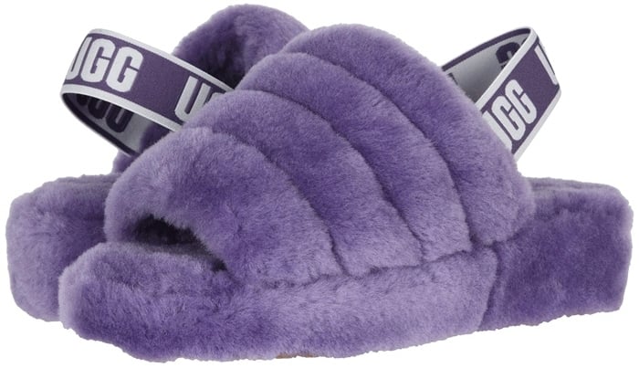 Violet Bloom Fluff Yeah Slippers