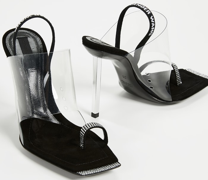 Kaia Sandals With Crystal Detailing