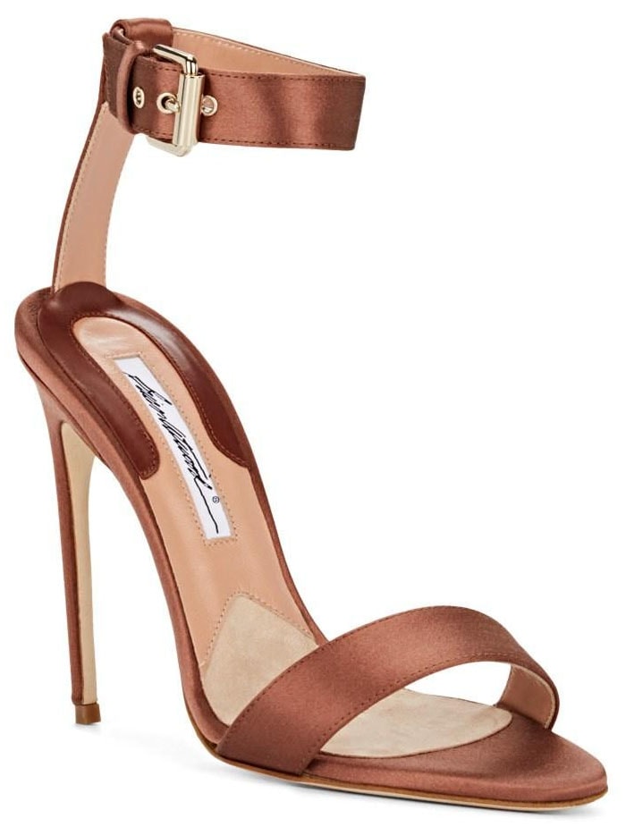 Brian Atwood Babe Buckled-Ankle-Strap Sandals