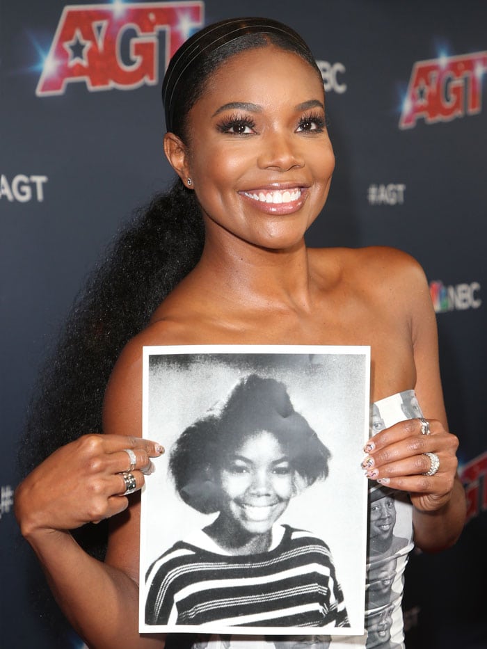 Gabrielle Union's picture as a kid
