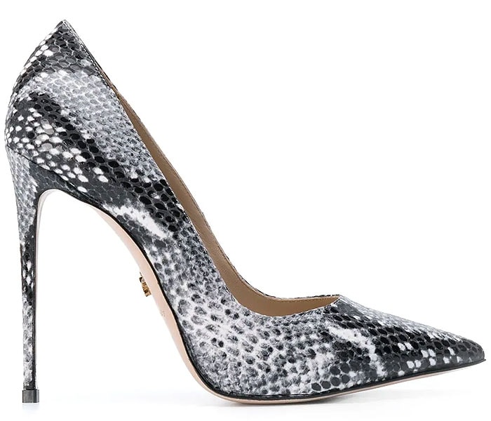 Le Silla Eva Pumps in Black Python