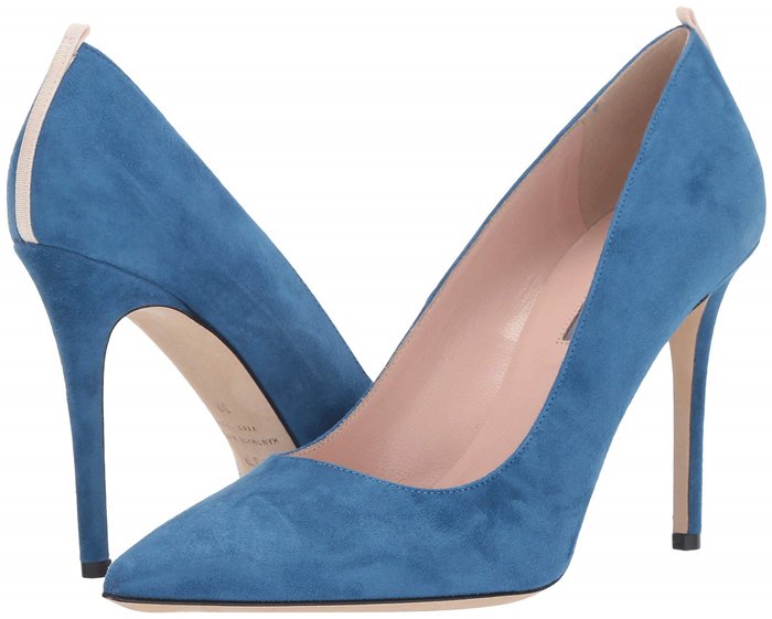Seaport Suede Fawn Pumps
