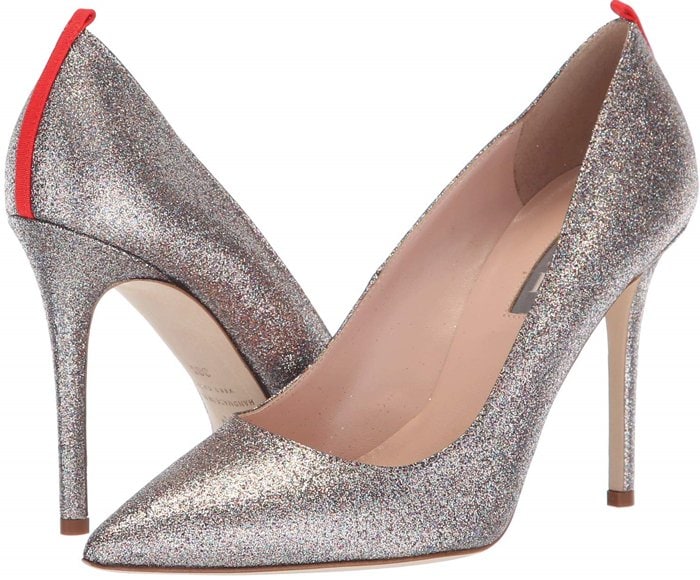 Tinsel Glitter Fawn Pumps