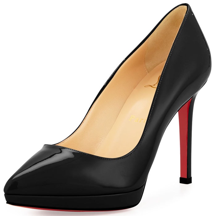 Christian Louboutin Pigalle Plato 100mm pumps black patent