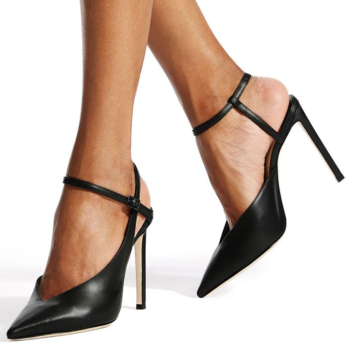 The Sakeya pumps from Jimmy Choo are an elegant design with a high-fashion silhouette