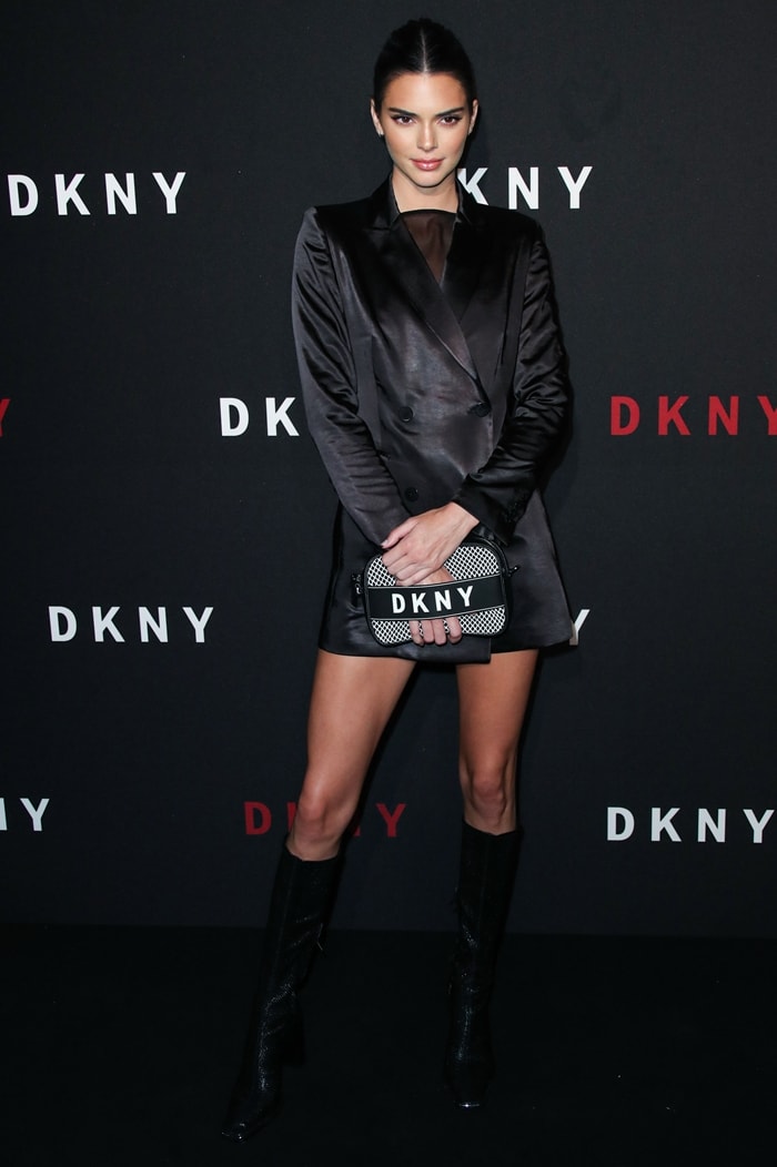 Kendall Jenner arrives at the DKNY 30th Birthday Party Celebration