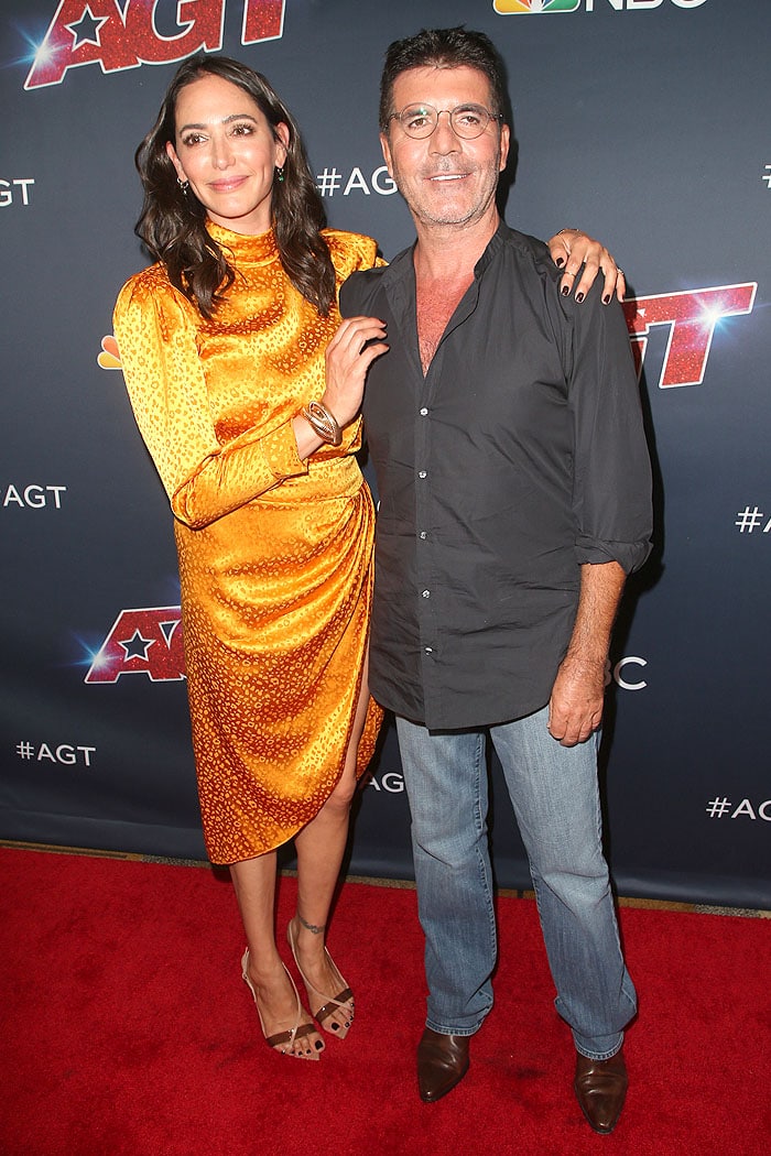 Simon Cowell and Lauren Silverman