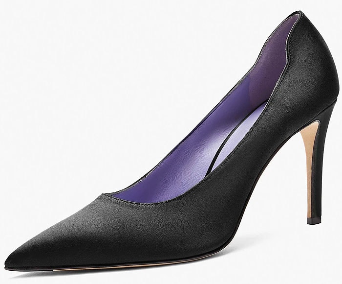 Victoria Beckham VB 90mm pumps in black satin