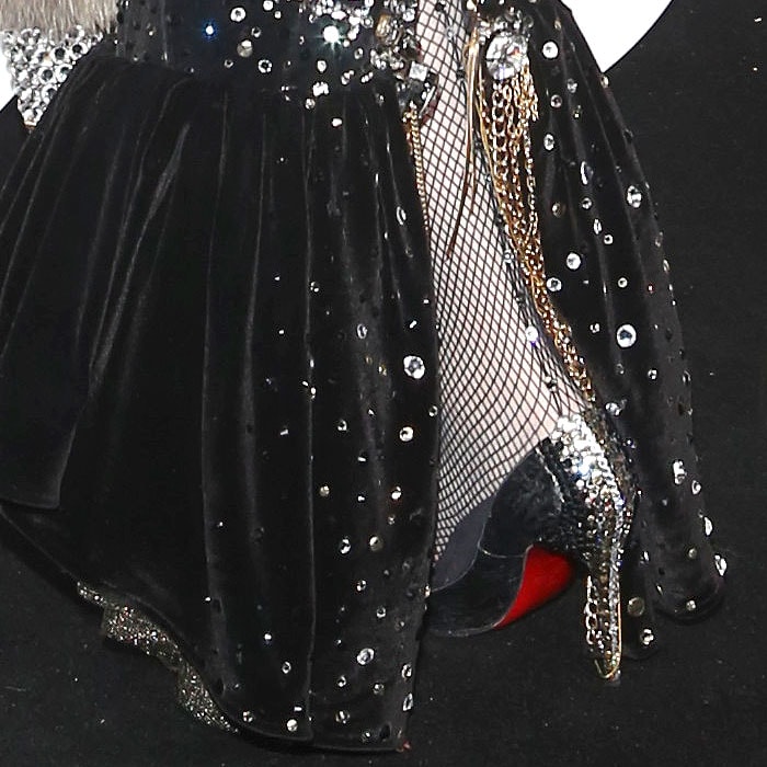 Amanda Lepore's bedazzled Christian Louboutin pumps