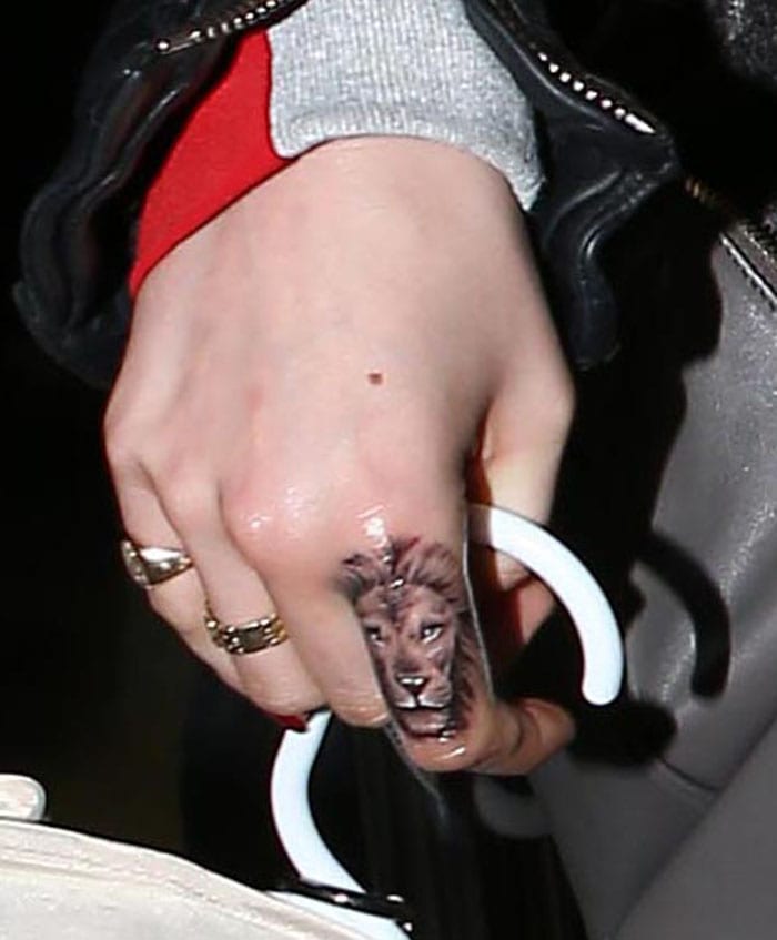 Cara Delevingne's lion tattoo is symbolic of her astrological sign, Leo