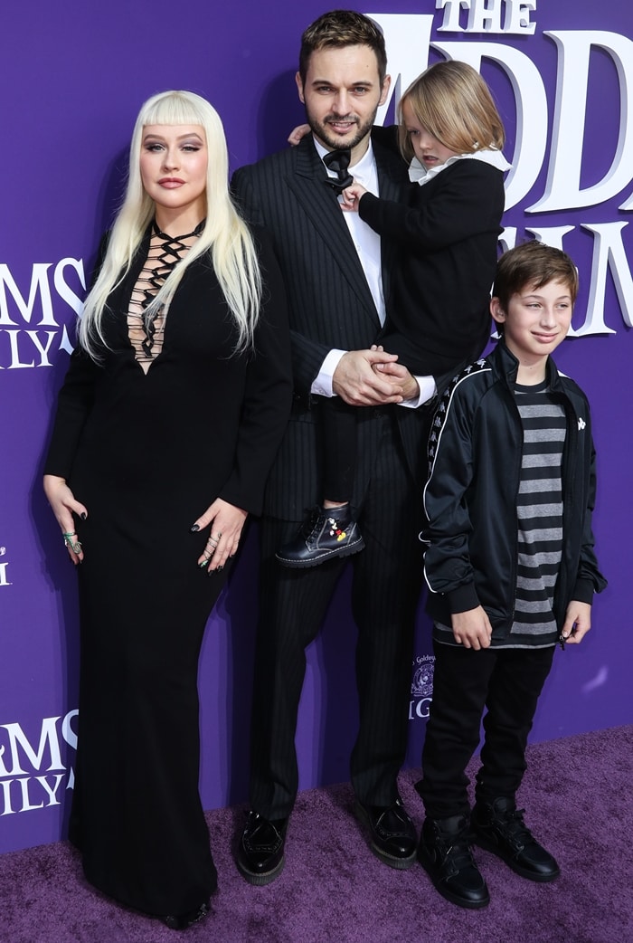 Christina Aguilera shares Max with Jordan Bratman and Summer Rain with Matthew Rutler