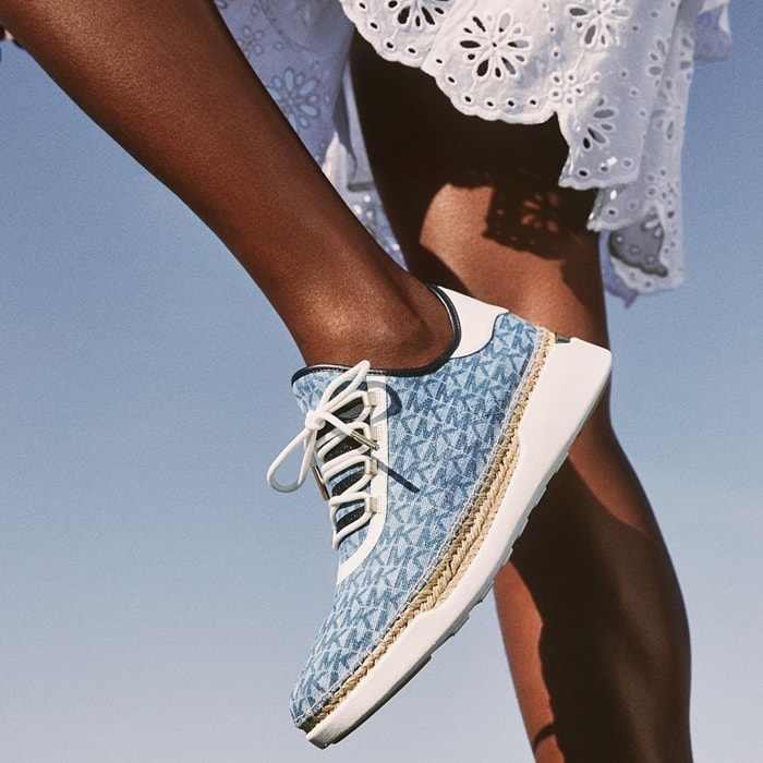 The Finch combines the sporty comfort of a classic trainer with the warm-weather look of an espadrille