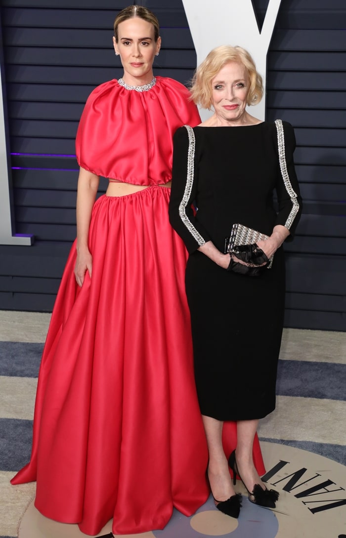 Sarah Paulson and her girlfriend Holland Taylor having been dating since early 2015
