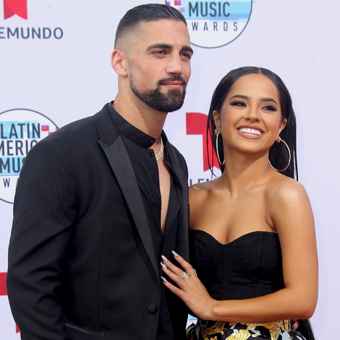 Becky G met her boyfriend Sebastian Lletget through her friend Naomi Scott and her husband Jordan Spence