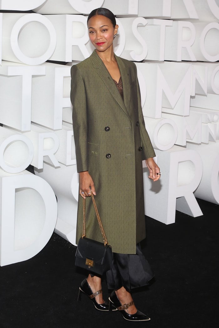 Zoe Saldana at the Nordstrom NYC Flagship Opening Party