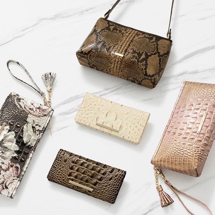 Brahmin's sophisticated clutch bags and handbags