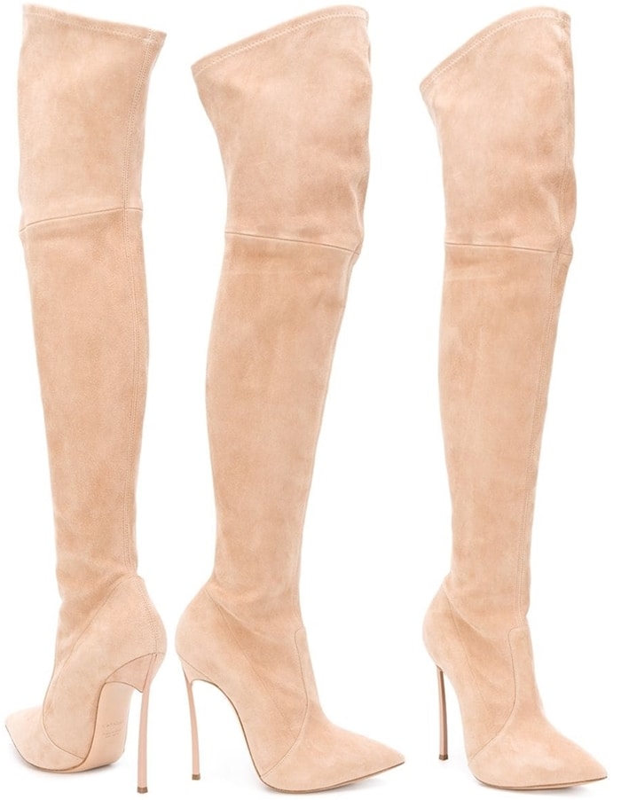 Casadei Blade over the knee boots