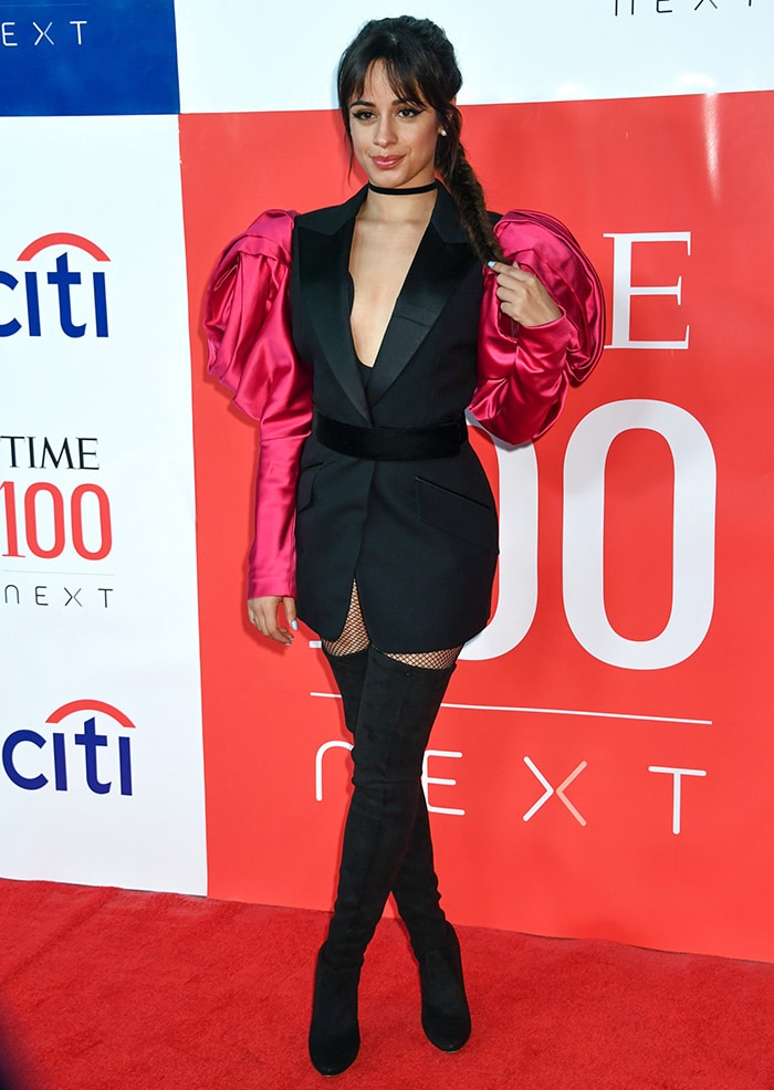 Camila Cabello attends Time Magazine's TIME 100 Next list gala held at Pier 17 in New York City on November 14, 2019
