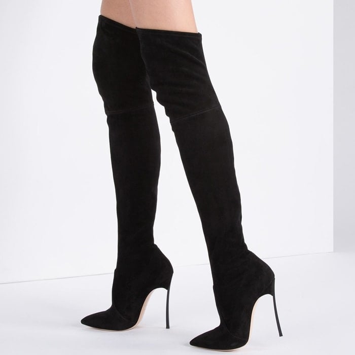 Sexy over the knee stiletto boots from Casadei