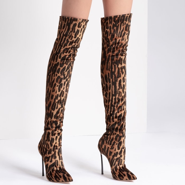 Sexy over the knee stiletto boots from Casadei